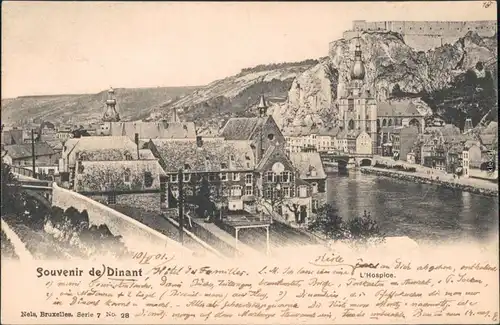 Ansichtskarte Dinant Dinant Stadt, Hospice 1901 