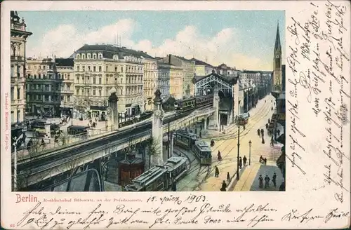 Schöneberg-Berlin Hochbahnhof - Bülowstraße - Potsdamerstrasse 1903 