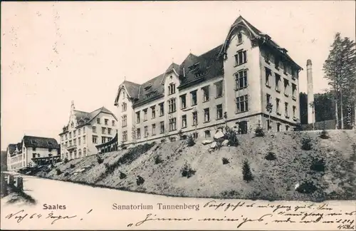 CPA Saal Saales Sanatorium Tannenberg 1906