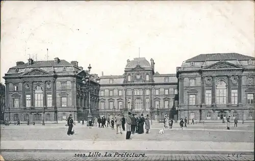 Ansichtskarte Lille Préfecture/Präfektur (juristische Verwaltung) 1914