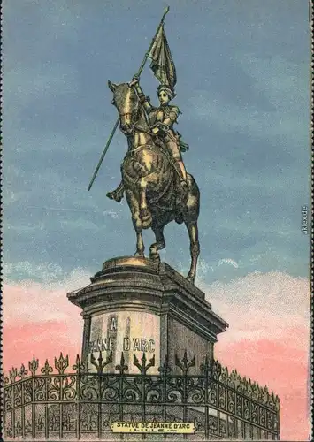  Künstlerkarte: Jeanne d’Arc / Johanna von Orléans Denkmal 1915