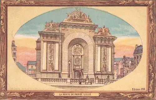 CPA Lille La Porte de Paris 1915 Passepartout