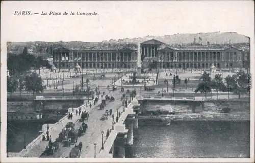 Ansichtskarte Paris La Place de a Concorde 1932 