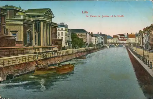 Ansichtskarte Lille Justitzpalast 1917