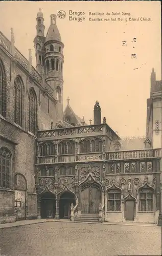 Ansichtskarte Brügge Brugge | Bruges St.-Sang Basilika 1931