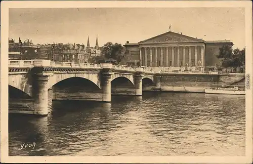 Ansichtskarte Paris Brücke/Pont de la Concorde 1930