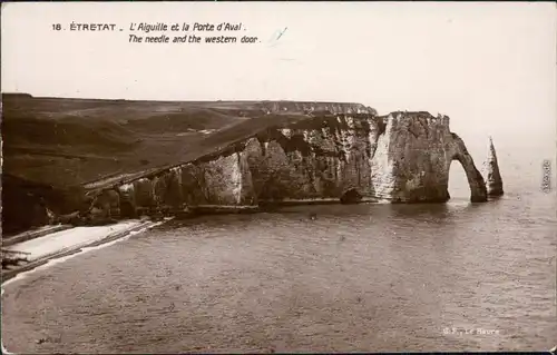 CPA Étretat Steilküste - Strand 1930