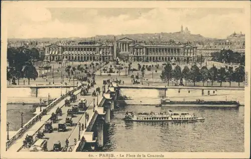 CPA Paris Place de la Concorde / Platz der Eintracht 1929 