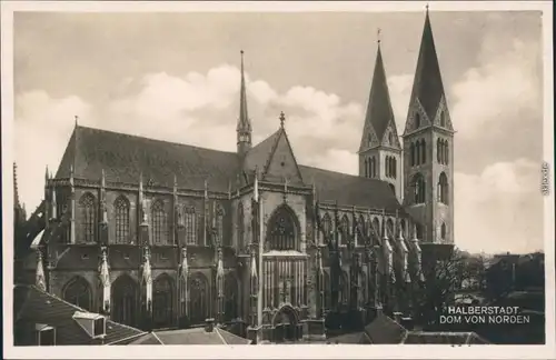 Ansichtskarte Halberstadt Dom 1930