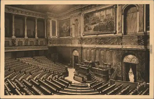 CPA Paris Assemble Nationale - Sitzungsaal 1928 