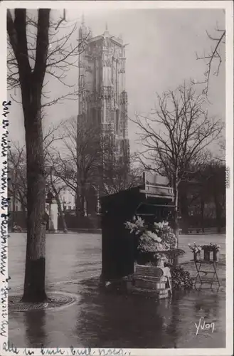 CPA Paris Kiosk - La Tour Jacques 1929 