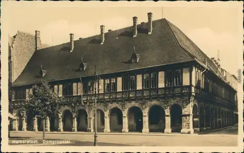 Ansichtskarte Halberstadt Dompropstei 1915