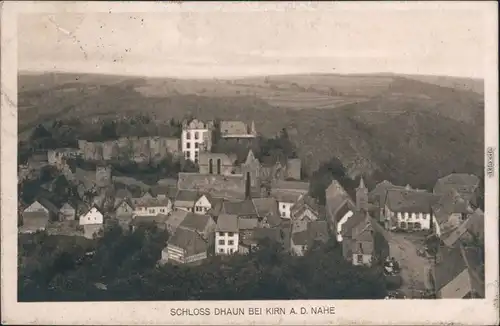 Ansichtskarte Hochstetten-Dhaun Schloss Dhaun 1915
