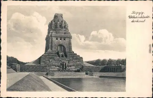 Ansichtskarte Leipzig Völkerschlachtdenkmal 1938 