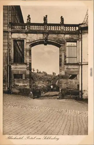 Ansichtskarte Blieskastel Portal am Schloßberg -Straße 1928 