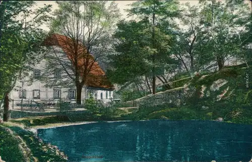 Ansichtskarte Hosterwitz-Dresden Keppmühle 1910