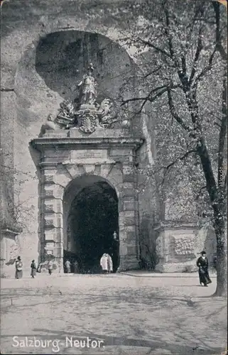 Ansichtskarte Salzburg Neutor 1927