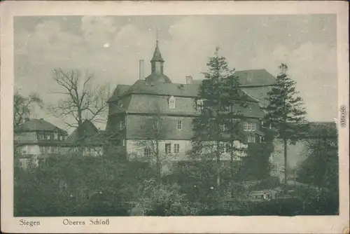 Ansichtskarte Siegen Oberes Schloss 1920