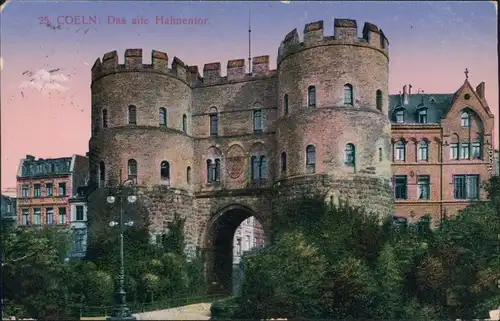 Ansichtskarte Köln Partie am Hahnentor 1916 