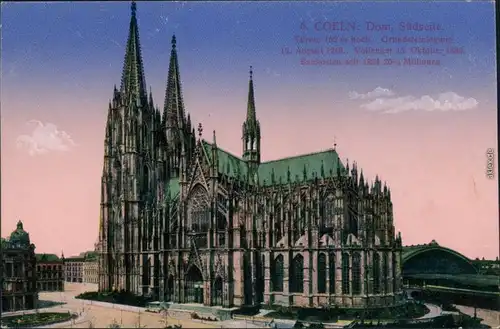 Ansichtskarte Köln Kölner Dom  4 1916
