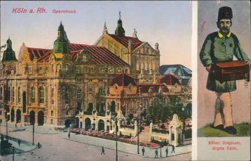 Ansichtskarte Köln Opernhaus 1917