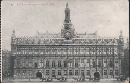 Ansichtskarte Valenciennes Hotel de Ville/Rathaus 1916 