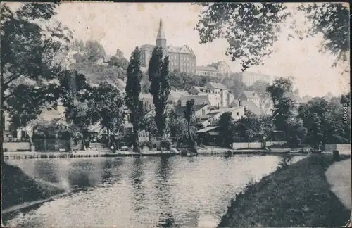 Ansichtskarte Weißenfels Saalepartie, Bergschule 1920