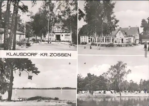 Klausdorf-Am Mellensee Jugendherberge, HO-Strandgaststätte  Zeltplatz 1983