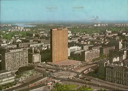 Ansichtskarte Warschau Warszawa Panorama-Ansicht 1979