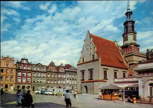Ansichtskarte Posen Poznań Rathaus 1971
