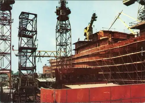 Stettin Szczecin Stettiner Werft (Stocznia Szczecińska) - Dock 1969