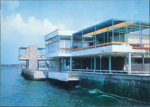 Ansichtskarte Pomorie Kasino am Wasser 1972