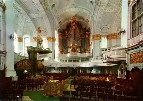 Ansichtskarte Hamburg St. Michaeliskirche 1990