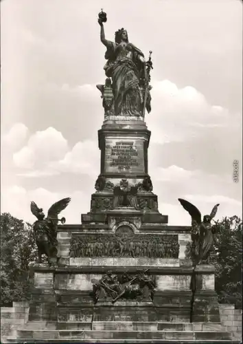 Ansichtskarte Rüdesheim (Rhein) National-Denkmal / Niederwalddenkmal 1971