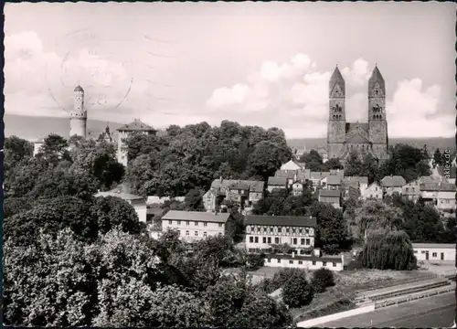 Ansichtskarte Bad Homburg vor der Höhe Schloßturm und Erlöserkirche 1966