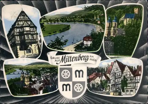 Miltenberg (Main) Hotel "Riesen", Teilansicht, Schnatterloch 1965