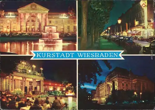 Wiesbaden Kurhaus, Hessisches Staatstheater (königliches Hoftheater) 1962