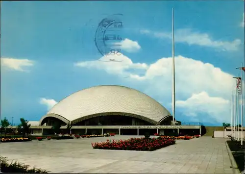 Ansichtskarte Frankfurt am Main Jahrhunderthalle 1966