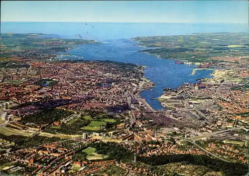 Ansichtskarte Kiel Luftbild 1973