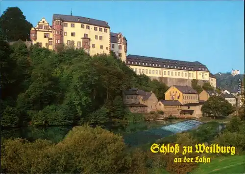 Ansichtskarte Weilburg (Lahn) Schloß 1990