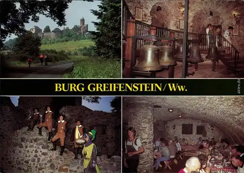 Greifenstein (Hessen) Burg Greifenstein mit Deutschem Glockenmuseum  1995