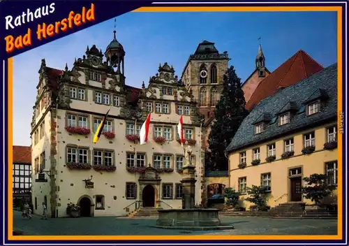 Ansichtskarte Bad Hersfeld Rathaus 1995