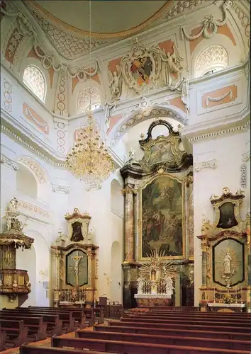 Ansichtskarte Bad Kissingen St.-Jakobus-Kirche - Altar 1985