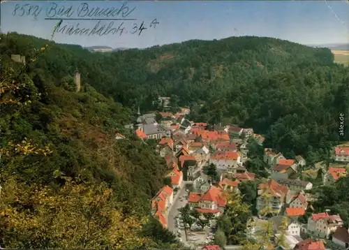 Ansichtskarte Bad Berneck im Fichtelgebirge Panorama-Ansicht 1975