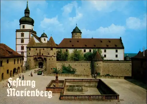 Ansichtskarte Würzburg Festung Marienberg 1990