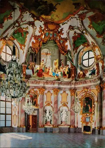 Ansichtskarte Würzburg Residenzschloß - Kaisersaal 1990