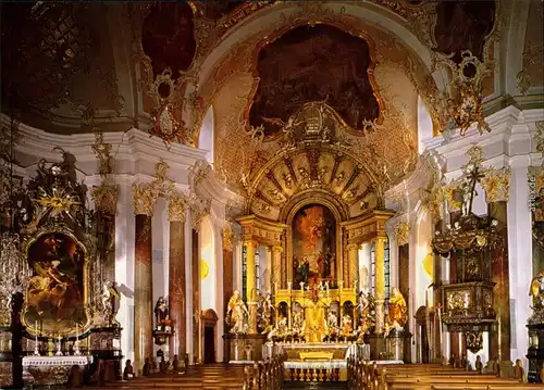 Würzburg Käppele - Wallfahrtskirche Mariä Heimsuchung - Hochaltar 1990