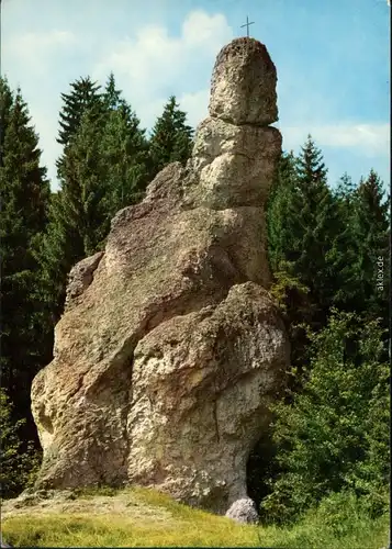 Ansichtskarte St. Bartholomä-Schönau am Königssee Felsformation 1971