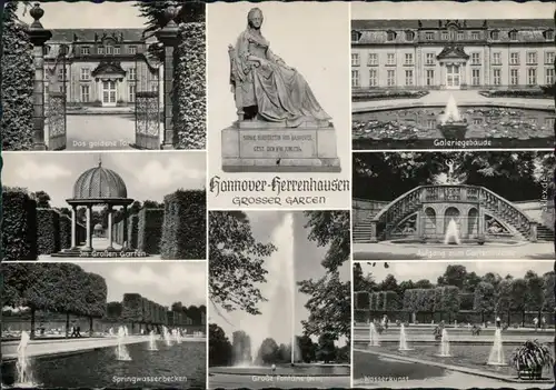 Ansichtskarte Herrenhausen-Hannover Großer Garten 1966