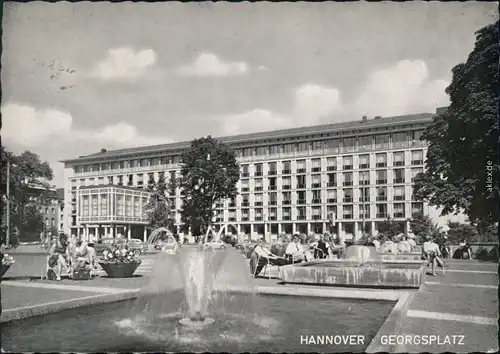 Ansichtskarte Hannover Georgsplatz 1963